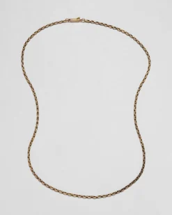 Antique Victorian 14k Gold Cable Chain Necklace