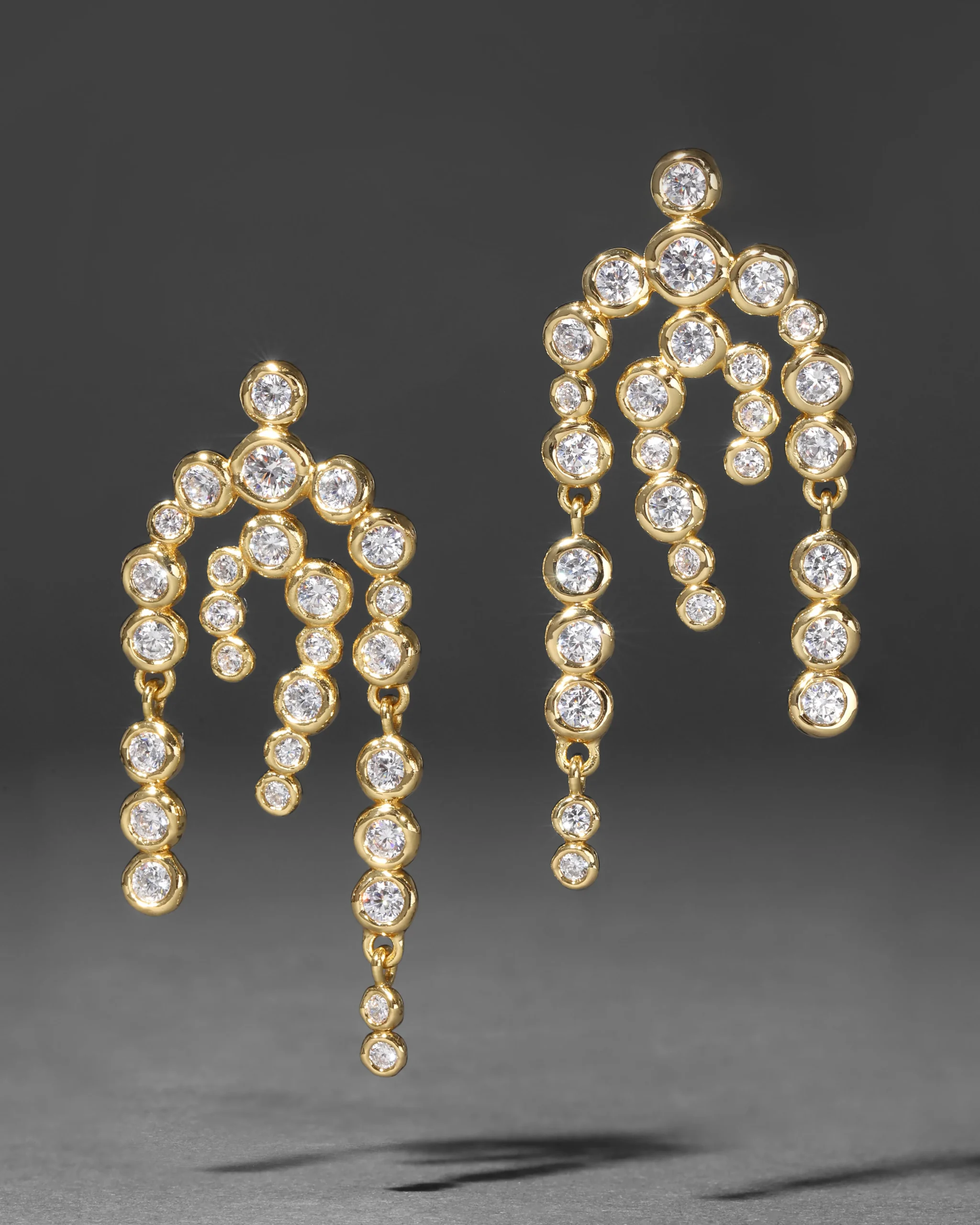 Asterales Gold Chandelier Earring