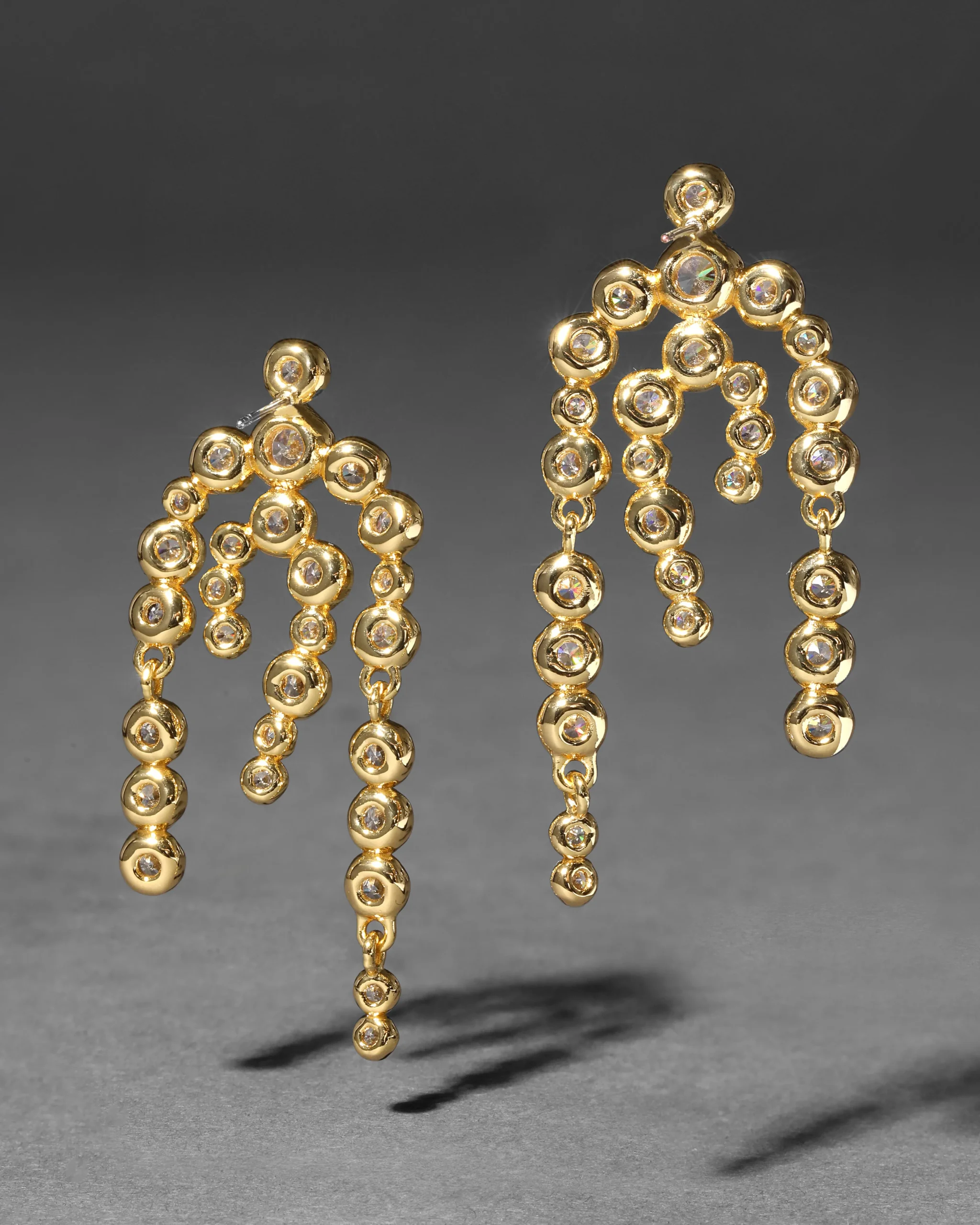 Asterales Gold Chandelier Earring