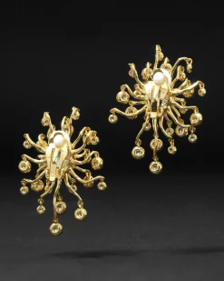 Asterales Modernist Clip Earring