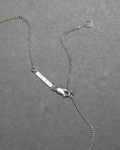 Asterales Silver Solitaire Necklace