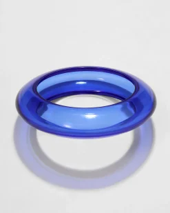 Bonbon Lucite Saucer Bangle Bracelet- Sky