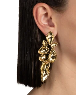 Brut Gold Mosaic Earring