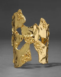 Brut Gold Reef Cuff Bracelet