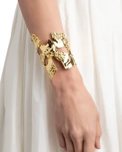 Brut Gold Reef Cuff Bracelet