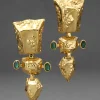 Brut Gold Totem Clip Earring