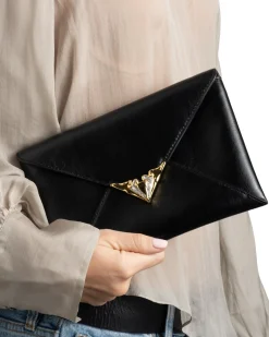 Envelope Clutch- Black