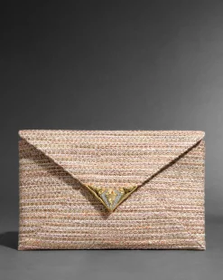 Envelope Clutch- Sunset Blush