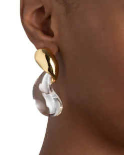 Liquid Lucite Modernist Earring