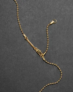 Liquid Lucite Teardrop Pendant Necklace