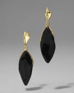 Lucite Petal Leverback Earring- Dusty Rose