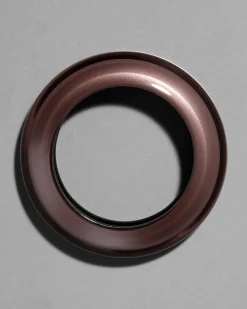 Lucite Saucer Bangle Bracelet- Dusty Rose