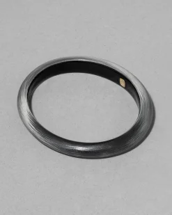 Lucite Skinny Bangle Bracelet- Black