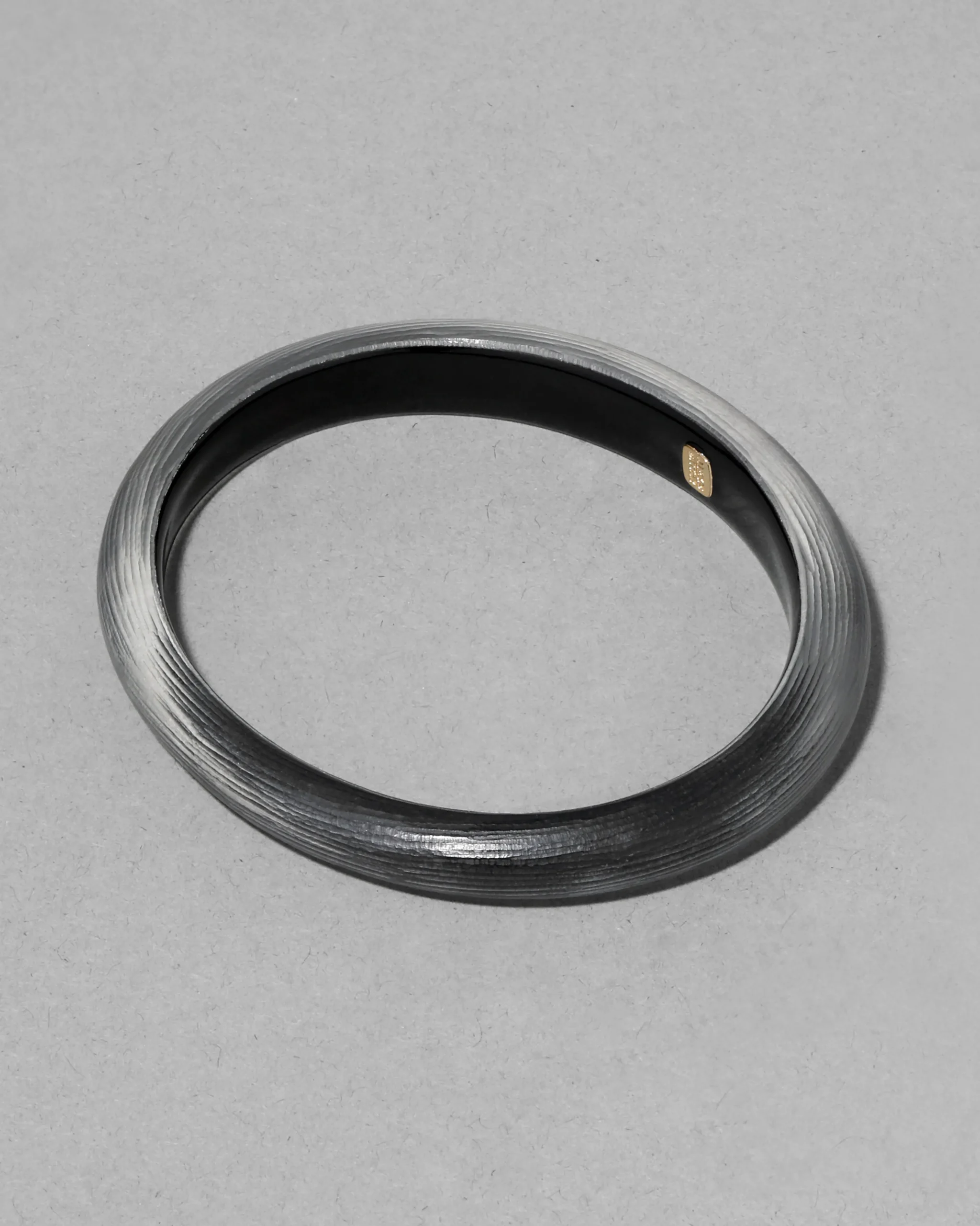 Lucite Skinny Bangle Bracelet- Black