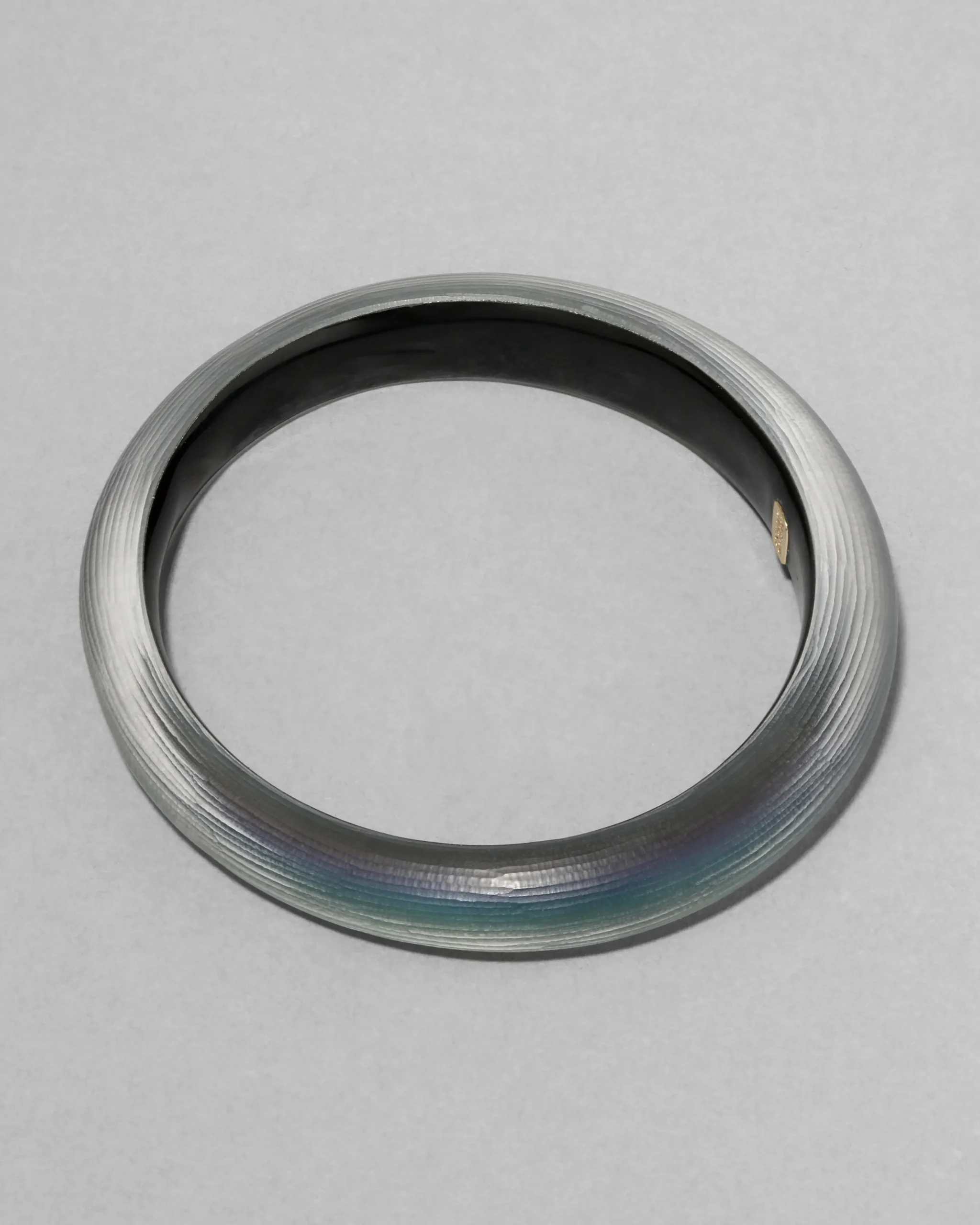 Lucite Skinny Bangle Bracelet- Black