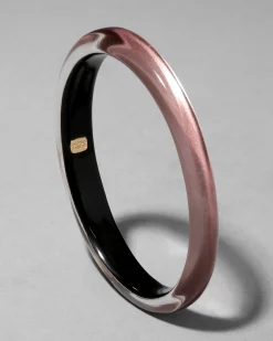 Lucite Skinny Bangle- Dusty Rose
