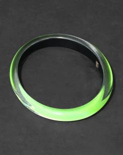 Lucite Skinny Bangle- Fluorescent Yellow
