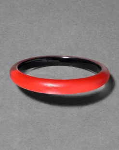Lucite Skinny Bangle- Lipstick Red