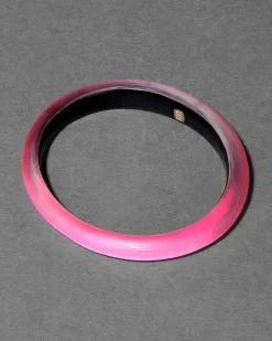 Lucite Skinny Bangle- Neon Pink