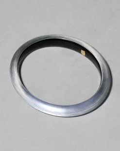 Lucite Skinny Bangle- Steel Blue