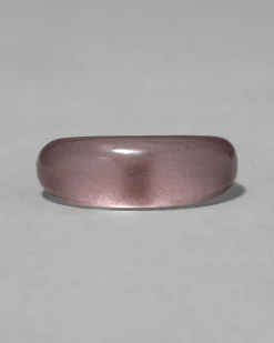 Lucite Tapered Ring- Dusty Rose