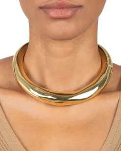 Metal Hinge Collar- Gold