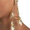 Mobile Gold Balance Clip Earring