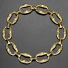 Molten Gold Link Necklace