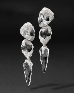 Silverlake Lucite Large Clip Earring