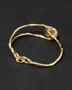 Solanales Crystal Pebble Clasp Bracelet