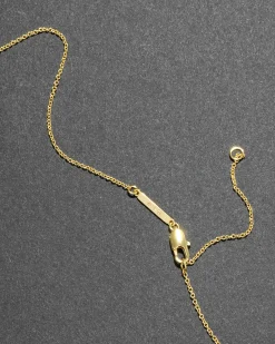 Solanales Crystal Spear Fringe Necklace