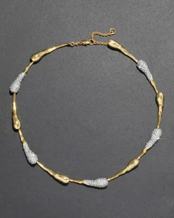 Solanales Crystal Teardrop Riviera Necklace