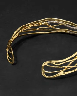 Solanales Crystal Woven Collar Necklace