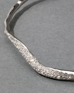 Solanales Silver Crystal Skinny Collar