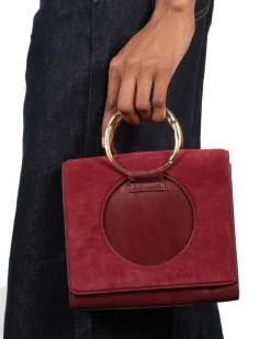 The Hunter Convertible Crossbody Bag- Burgundy