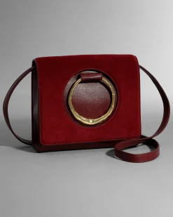 The Hunter Convertible Crossbody Bag- Burgundy