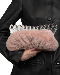 The Pouf Clutch- Dusty Pink
