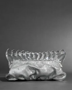 The Pouf Clutch- Silver