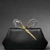 The Scissor Clutch- Black