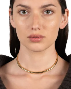Thin Collar Necklace - Gold