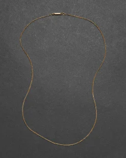 Vintage 9k Gold Foxtail Chain Necklace