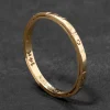 Vintage 14k Gold XO Band Ring