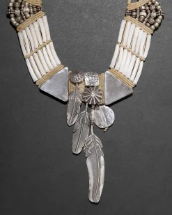 Vintage 1980s Sterling Silver Mary & Doug Hancock Necklace